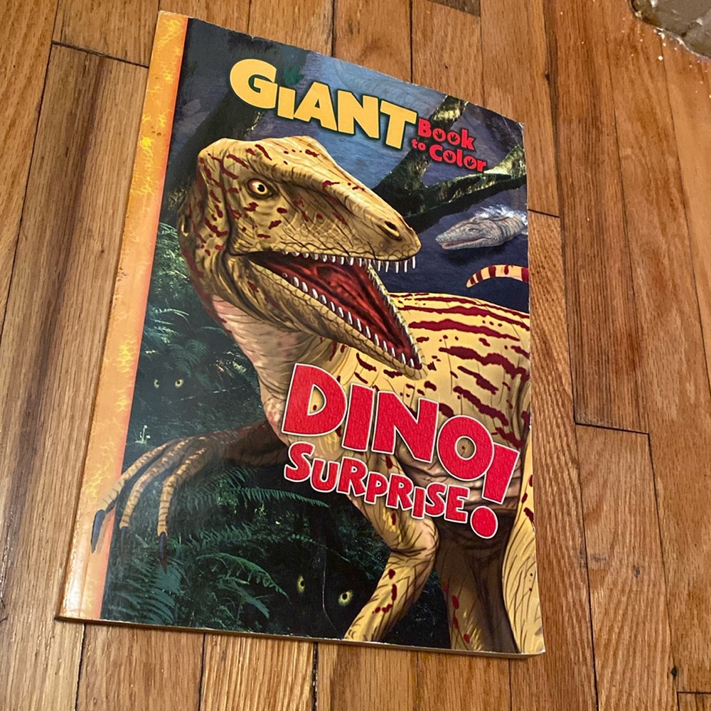 Giant Colouring Book Dino Surprise